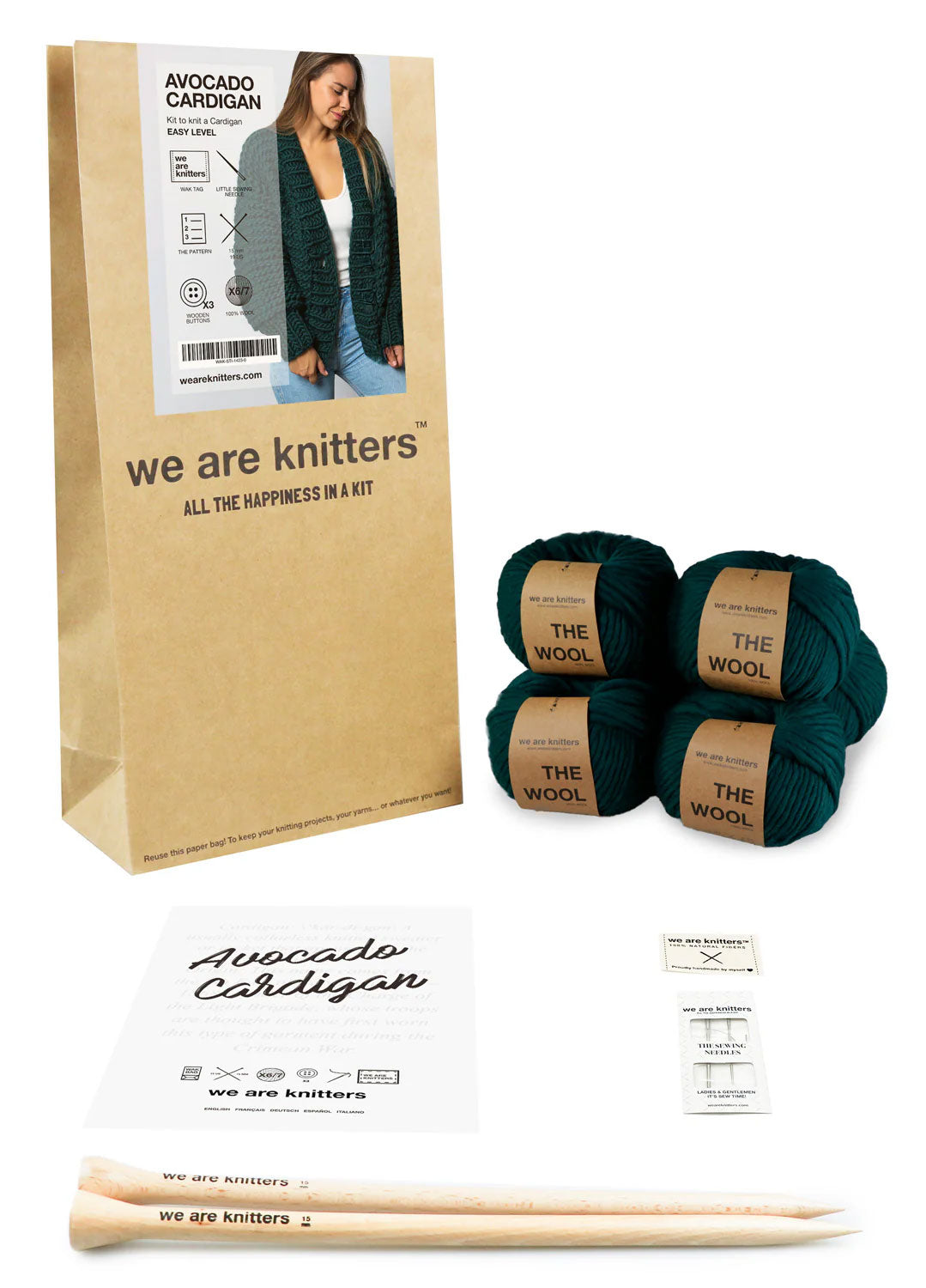 Avocado Cardigan Kit - Offre du mois