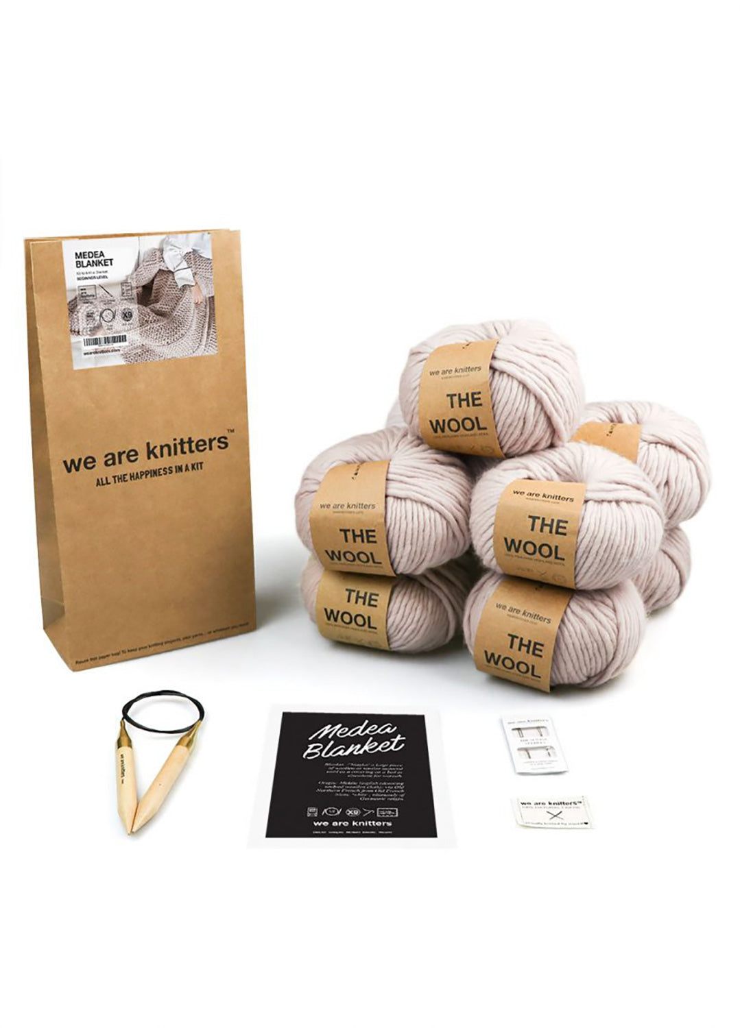2 Kits Bundle: Cozy Home | Matcha Blanket + Medea Blanket - Yummy Yarn Version