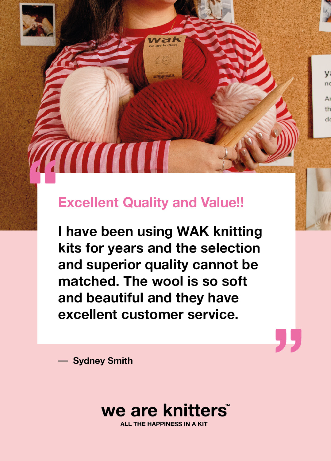 Row Row Snood Kit - Learning Experience For Kids - Yummy Yarn Fine Version