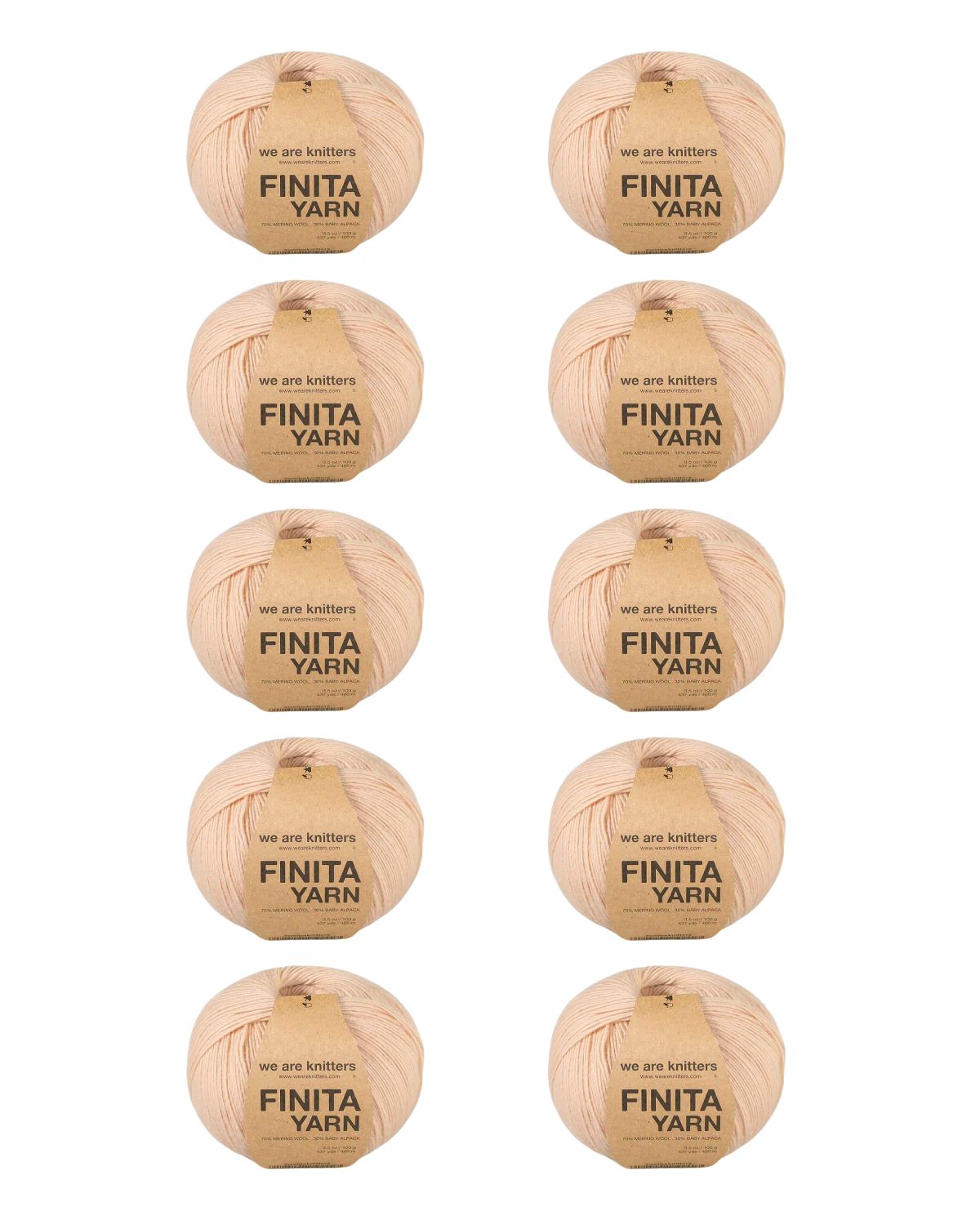 Pack de 10 Pelotes de Finita Yarn