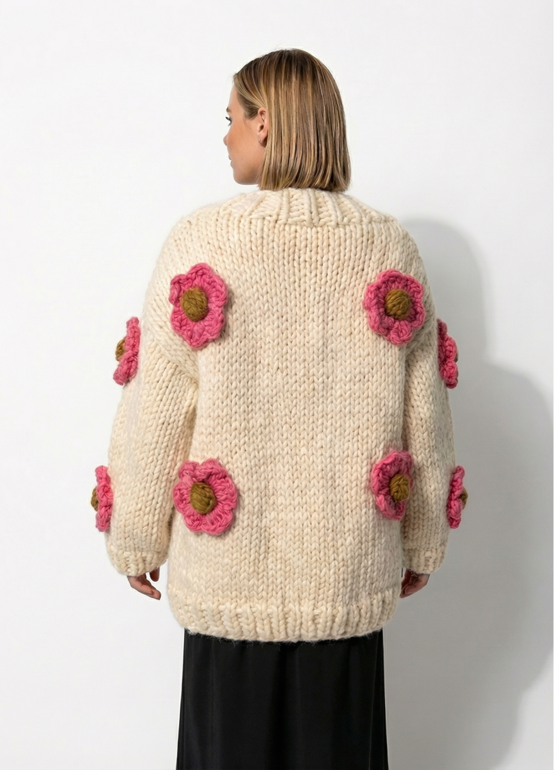 Bundle: Mother's Day Simone Cardigan + Blooming Good Bouquet Kit