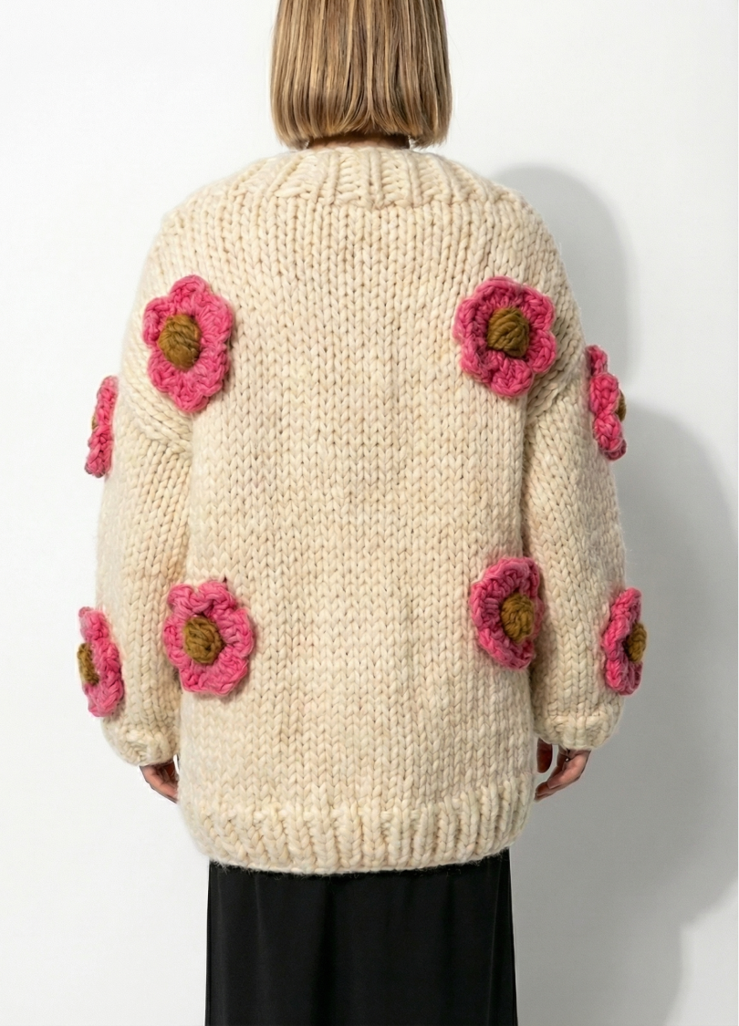 Bundle: Mother's Day Simone Cardigan + Blooming Good Bouquet Kit