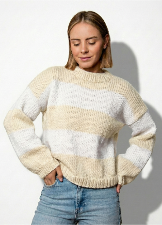 Liquidambar Sweater Kit - Yummy Yarn Fine Version