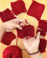 Stitch Sampler Kit: Learn The Basics Knitting Kit - Make your first Snood - Premium Version