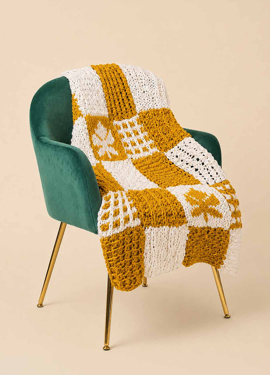 Autumn Leaves Stitch Sampler Blanket Kit – Version Yummy