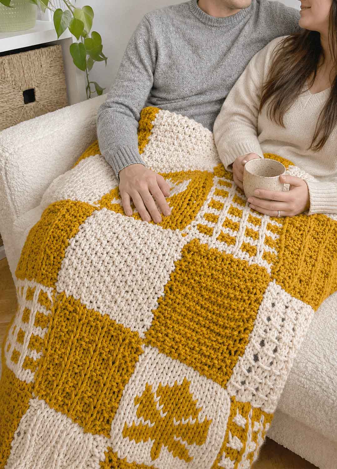 Autumn Leaves Stitch Sampler Blanket Kit - Yummy Version