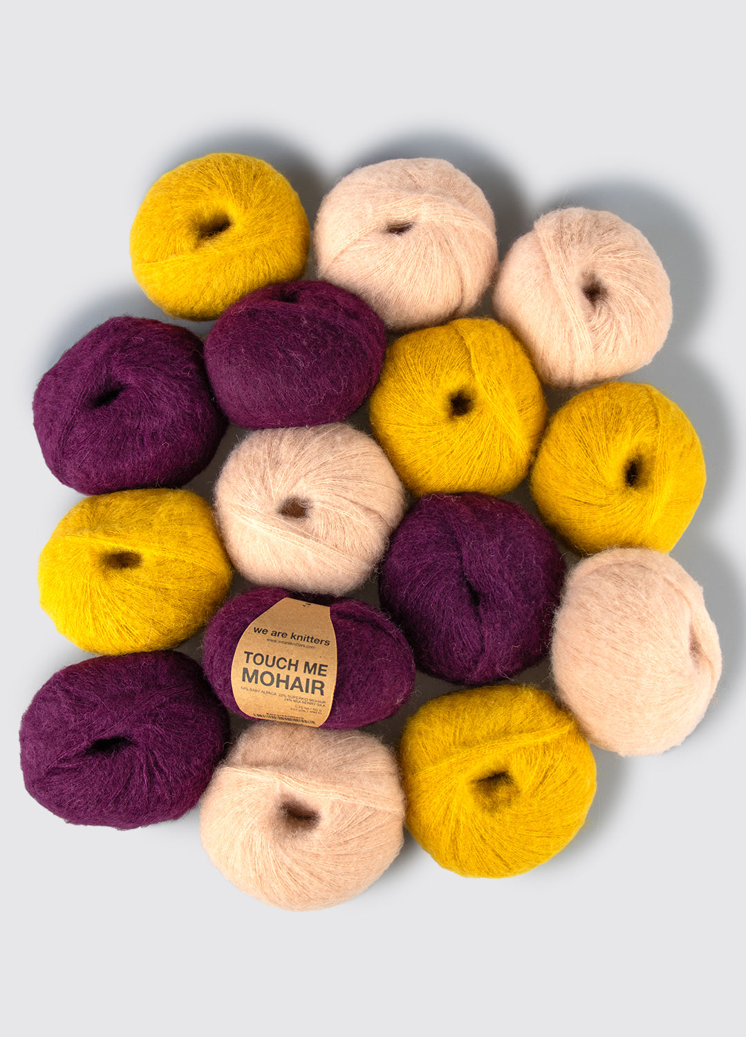 Pack de 15 Pelotes de Touch me Mohair