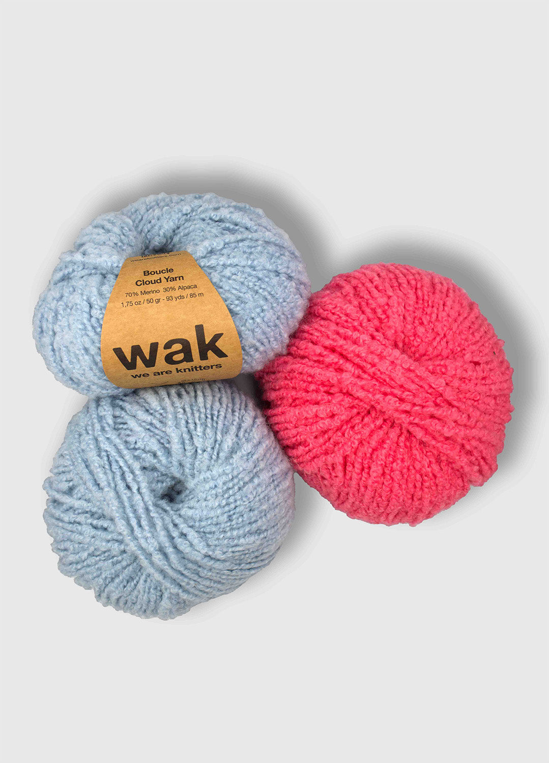 Pack de 3 Pelotes de Boucle Cloud Yarn