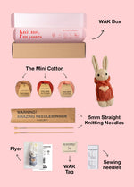The Knitty Bunny - Easy Mini Knitted Bunny Kit