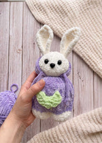 The Knitty Bunny - Kit Mini Lapin Tricoté Facile - Cuddle Yarn