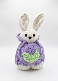 The Knitty Bunny - Kit Mini Lapin Tricoté Facile - Cuddle Yarn