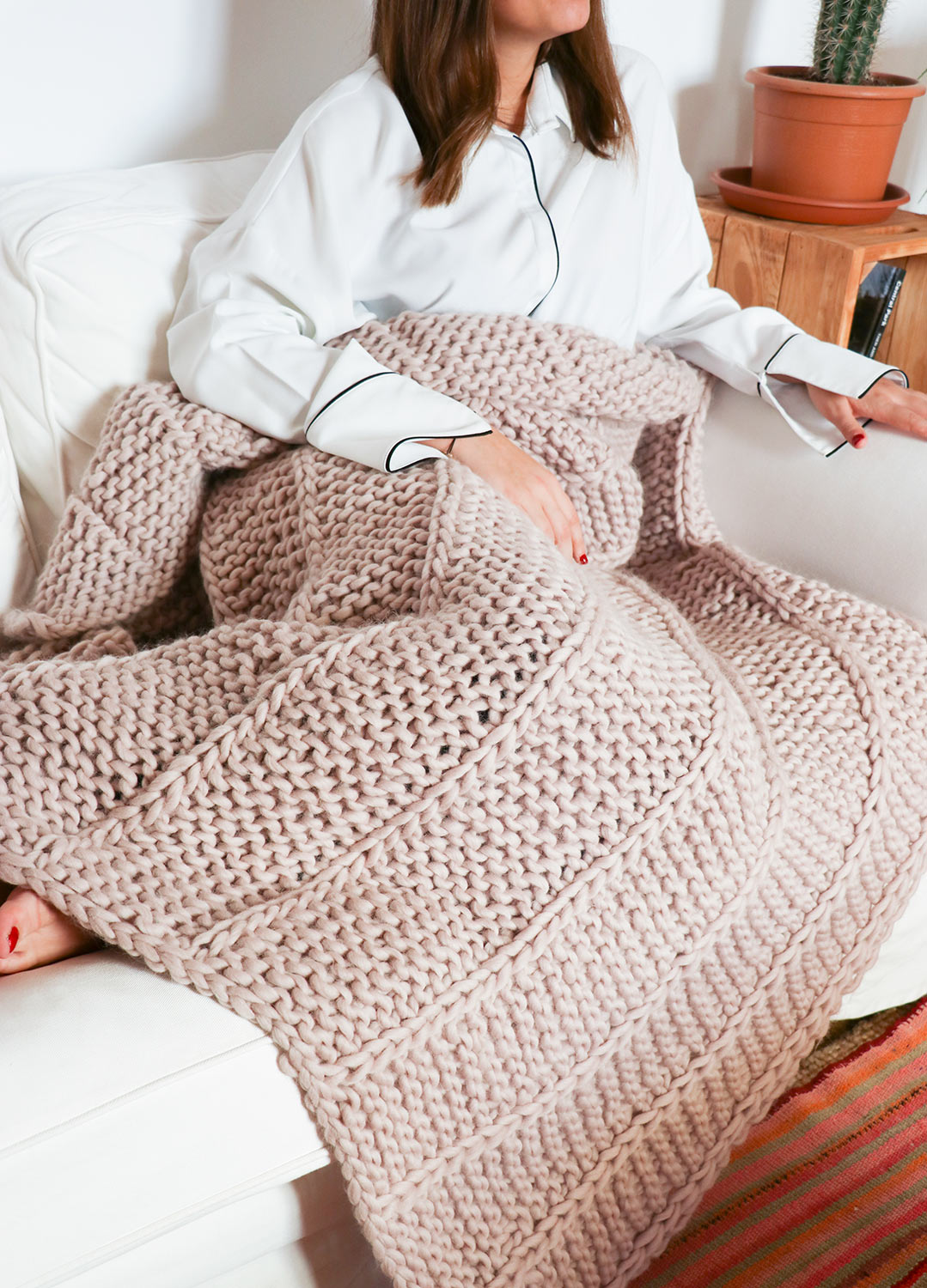 2 Kits Bundle: Cozy Home | Matcha Blanket + Medea Blanket - Yummy Yarn Version