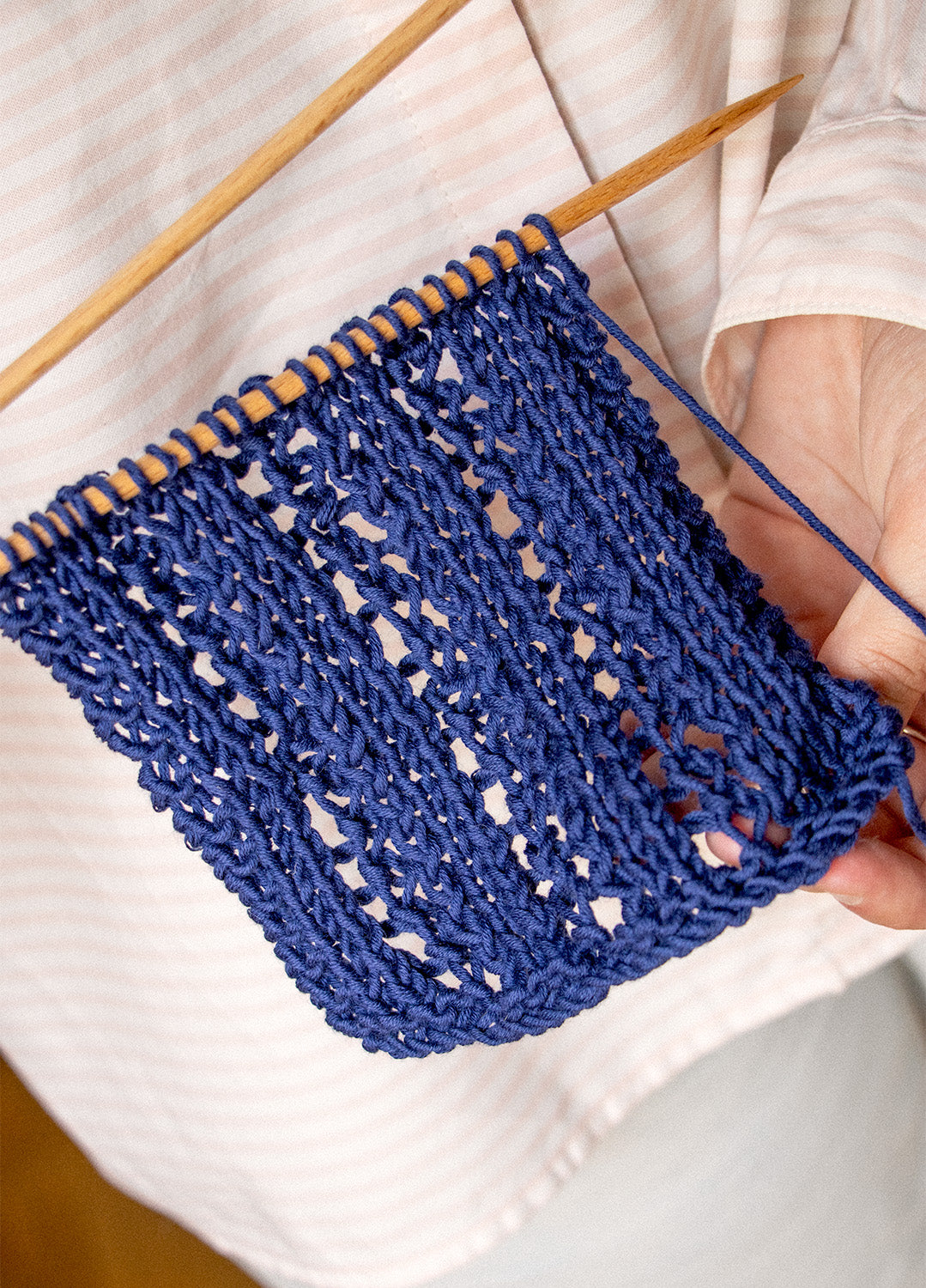 Pima Cotton Blue Rey