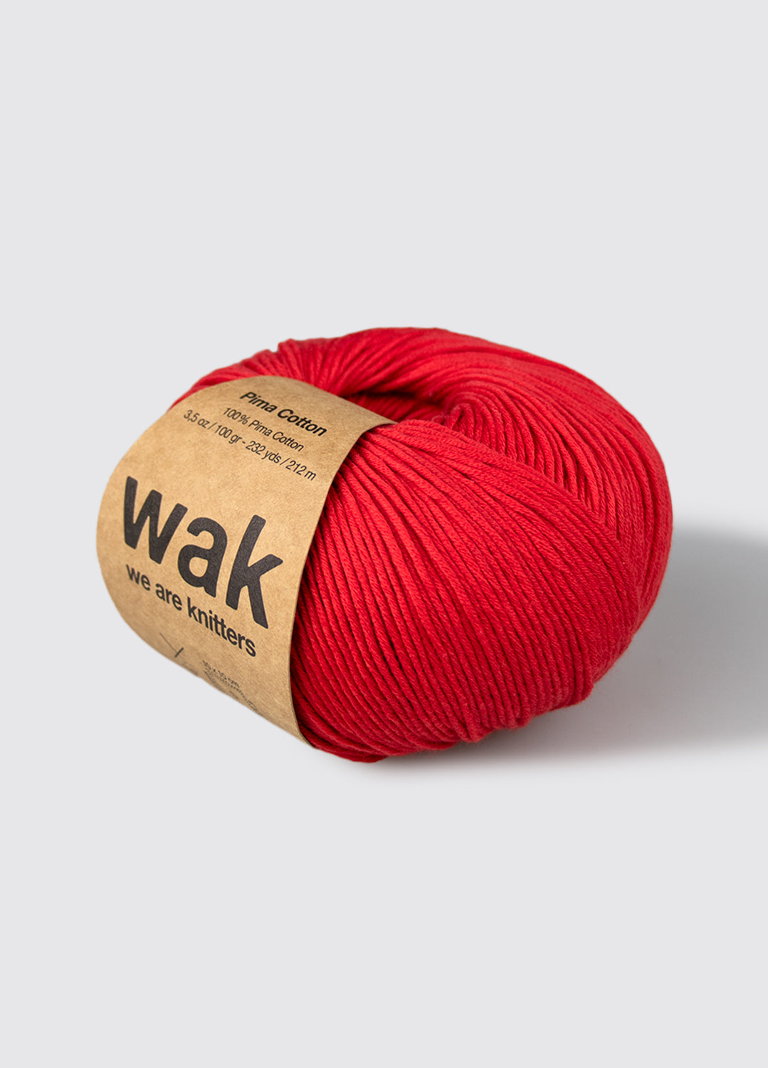 Pima Cotton Poppy Red