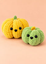 Les citrouilles Knitty – Kit facile pour tricoter des citrouilles