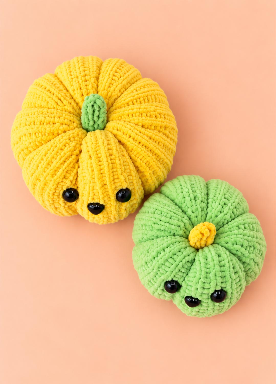 Les citrouilles Knitty – Kit facile pour tricoter des citrouilles