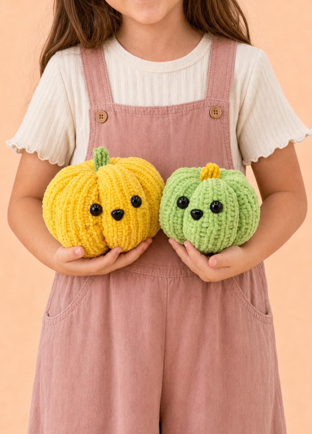 Les citrouilles Knitty – Kit facile pour tricoter des citrouilles