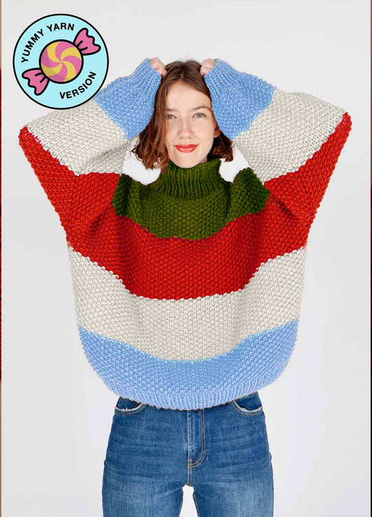 Rice Jumper Kit - Yummy Yarn Fine Version