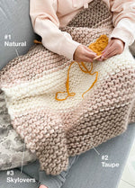 Land Blanket Kit - Yummy Yarn Version
