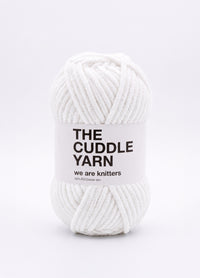 The Cuddle Yarn White - Amigurumi Chenille Yarn