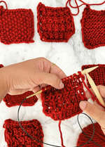 Placemat & Coaster - Beginner Sampler Kit - Learn The Basics Knitting Kit